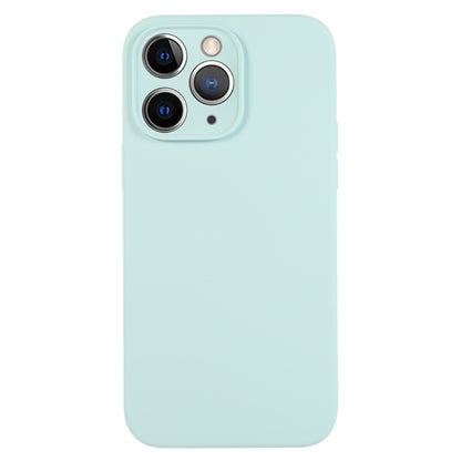 جراب هاتف من السيليكون السائل بلون نقي ومسام دقيقة، مناسب لهاتف iPhone 11 Pro Max