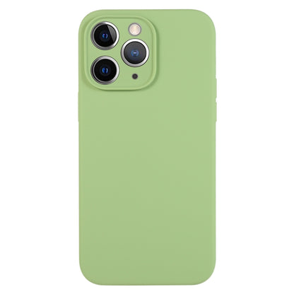 جراب هاتف من السيليكون السائل بلون نقي ومسام دقيقة، مناسب لهاتف iPhone 11 Pro Max