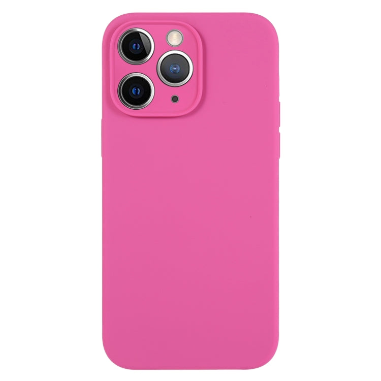 جراب هاتف من السيليكون السائل بلون نقي ومسام دقيقة، مناسب لهاتف iPhone 11 Pro Max