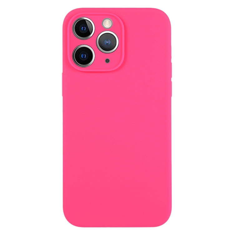 جراب هاتف من السيليكون السائل بلون نقي ومسام دقيقة، مناسب لهاتف iPhone 11 Pro Max