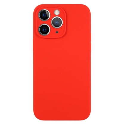 جراب هاتف من السيليكون السائل بلون نقي ومسام دقيقة، مناسب لهاتف iPhone 11 Pro Max