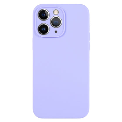 جراب هاتف من السيليكون السائل بلون نقي ومسام دقيقة، مناسب لهاتف iPhone 11 Pro Max
