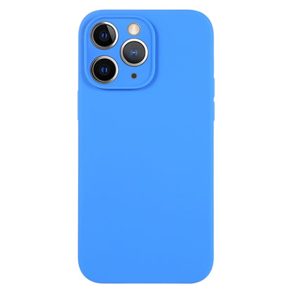 جراب هاتف من السيليكون السائل بلون نقي ومسام دقيقة، مناسب لهاتف iPhone 11 Pro Max