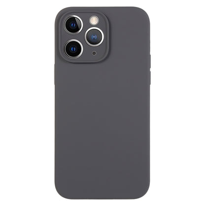 جراب هاتف من السيليكون السائل بلون نقي ومسام دقيقة، مناسب لهاتف iPhone 11 Pro Max