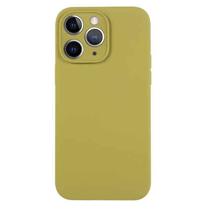 جراب هاتف من السيليكون السائل بلون نقي ومسام دقيقة، مناسب لهاتف iPhone 11 Pro Max