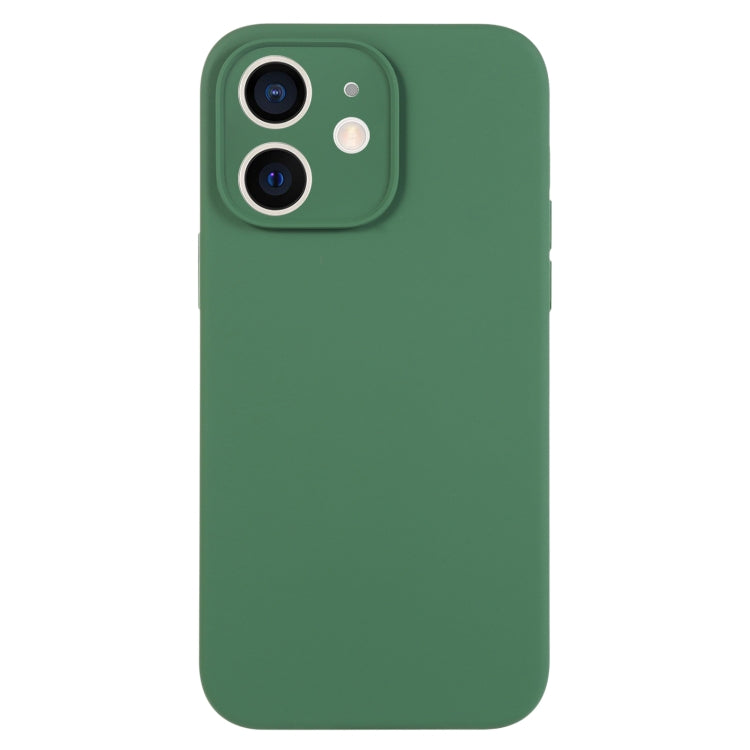 جراب هاتف من السيليكون السائل بلون نقي بمسام دقيقة، مناسب لهاتف iPhone 11
