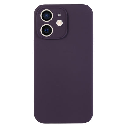 جراب هاتف من السيليكون السائل بلون نقي بمسام دقيقة، مناسب لهاتف iPhone 11