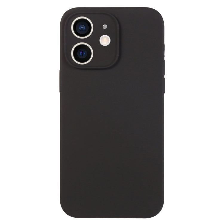 جراب هاتف من السيليكون السائل بلون نقي بمسام دقيقة، مناسب لهاتف iPhone 11