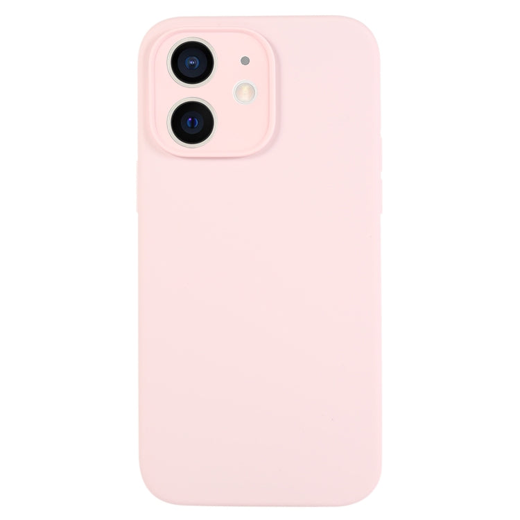جراب هاتف من السيليكون السائل بلون نقي بمسام دقيقة، مناسب لهاتف iPhone 11