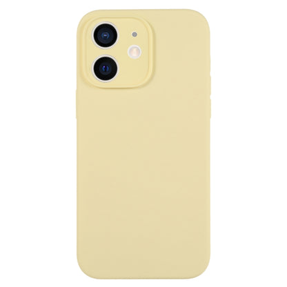 جراب هاتف من السيليكون السائل بلون نقي بمسام دقيقة، مناسب لهاتف iPhone 11