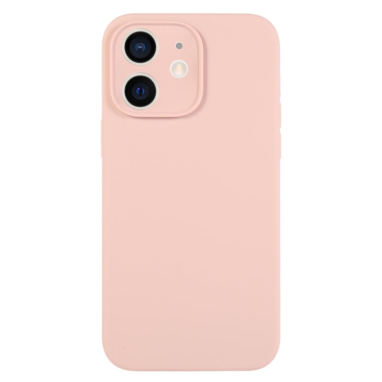 جراب هاتف من السيليكون السائل بلون نقي بمسام دقيقة، مناسب لهاتف iPhone 11
