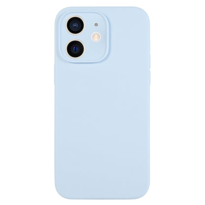 جراب هاتف من السيليكون السائل بلون نقي بمسام دقيقة، مناسب لهاتف iPhone 11