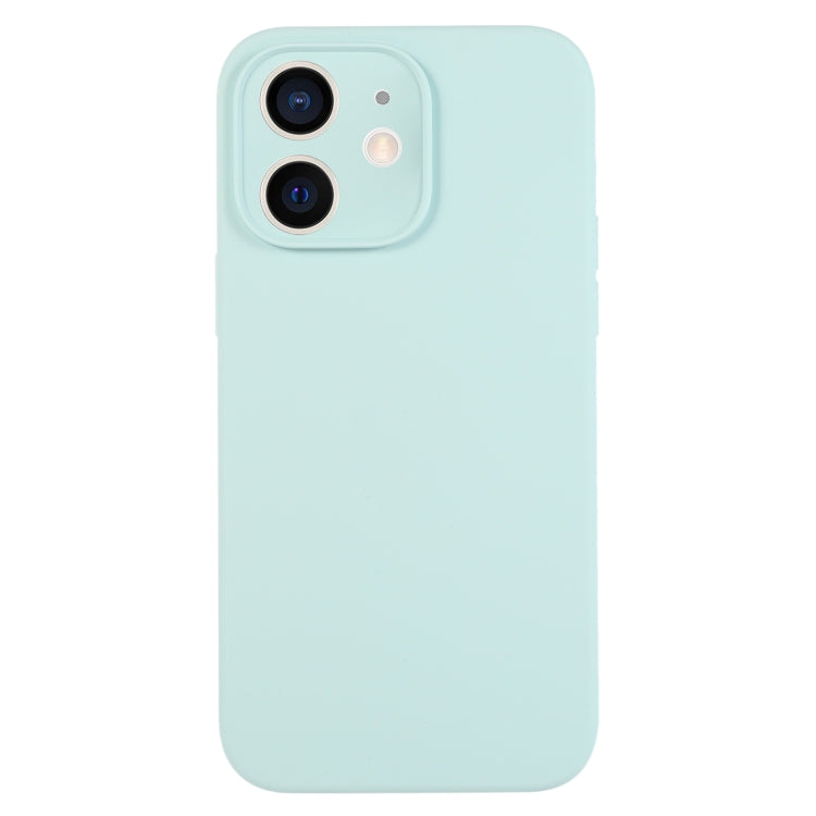 جراب هاتف من السيليكون السائل بلون نقي بمسام دقيقة، مناسب لهاتف iPhone 11