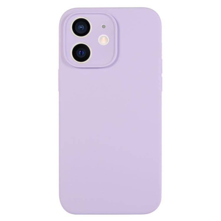 جراب هاتف من السيليكون السائل بلون نقي بمسام دقيقة، مناسب لهاتف iPhone 11