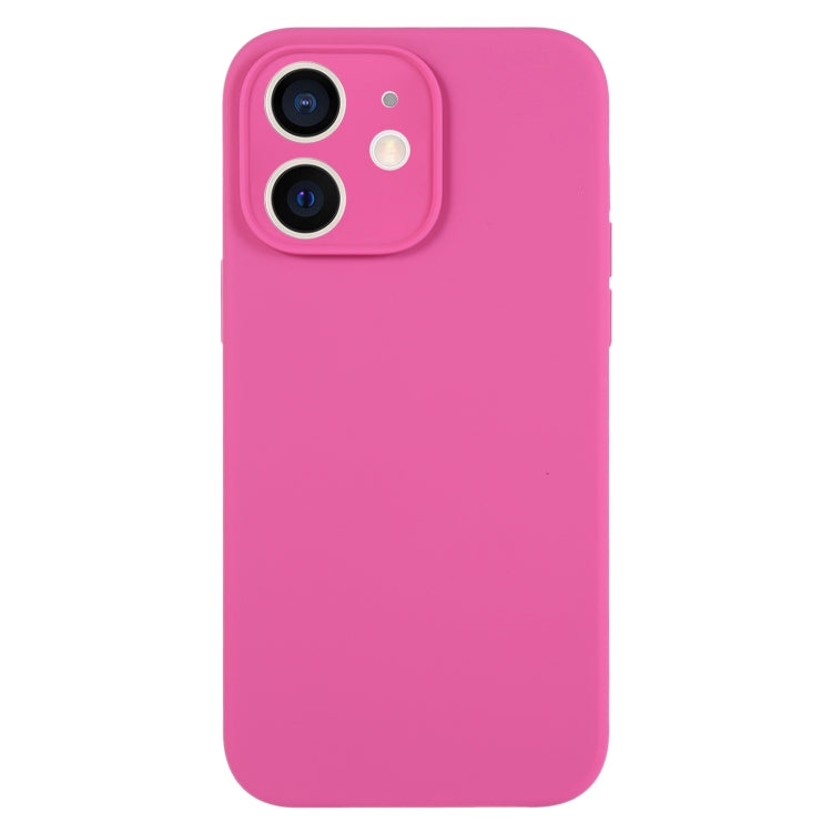 جراب هاتف من السيليكون السائل بلون نقي بمسام دقيقة، مناسب لهاتف iPhone 11
