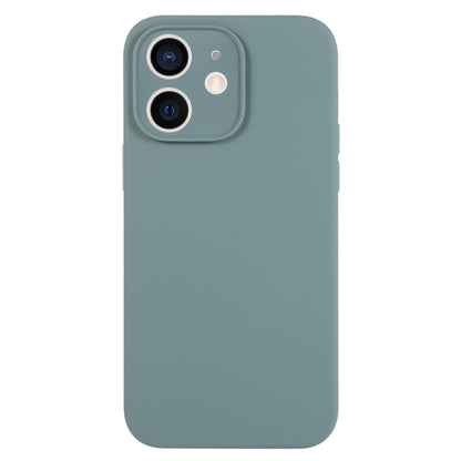 جراب هاتف من السيليكون السائل بلون نقي بمسام دقيقة، مناسب لهاتف iPhone 11