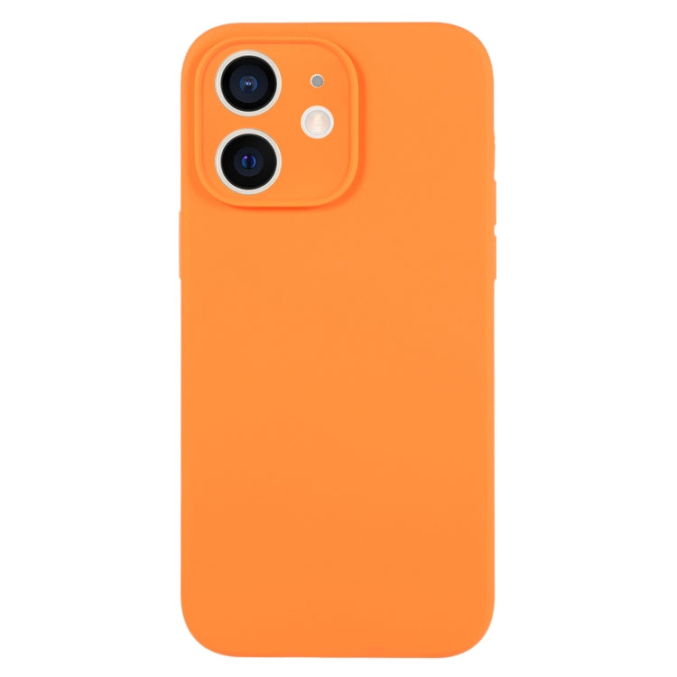 جراب هاتف من السيليكون السائل بلون نقي بمسام دقيقة، مناسب لهاتف iPhone 11