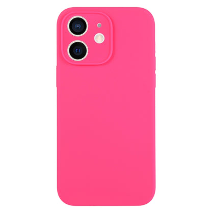 جراب هاتف من السيليكون السائل بلون نقي بمسام دقيقة، مناسب لهاتف iPhone 11