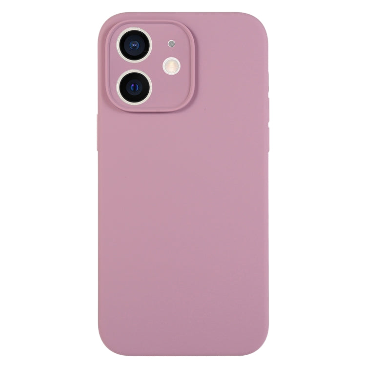 جراب هاتف من السيليكون السائل بلون نقي بمسام دقيقة، مناسب لهاتف iPhone 11