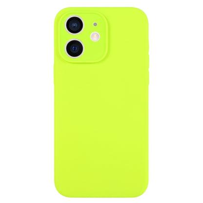جراب هاتف من السيليكون السائل بلون نقي بمسام دقيقة، مناسب لهاتف iPhone 11