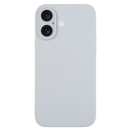 جراب هاتف من السيليكون السائل بلون نقي ومسام دقيقة، مناسب لهاتف iPhone 16