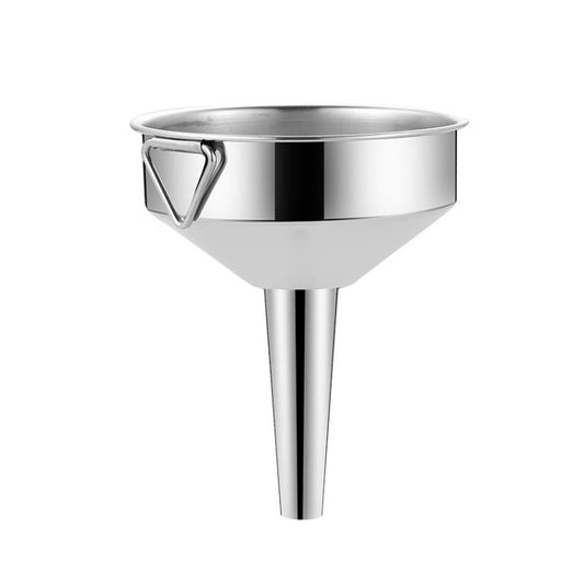 Stainless Steel Conical Small Funnel Oil Leak Wine Leak Kitchen Oil Pourer, 18cm