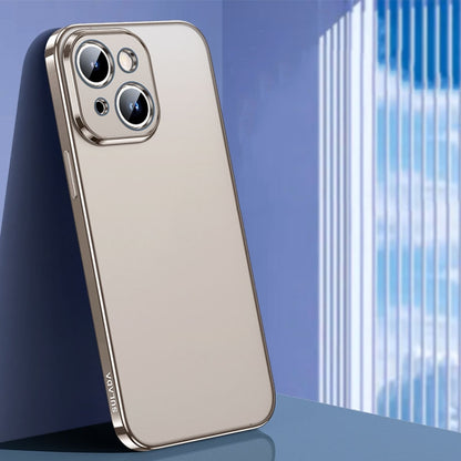 جراب هاتف SULADA مطلي بالكهرباء من مادة TPU، مناسب لأجهزة iPhone 15 Pro Max وiPhone 15 Pro وiPhone 15 Plus وiPhone 15