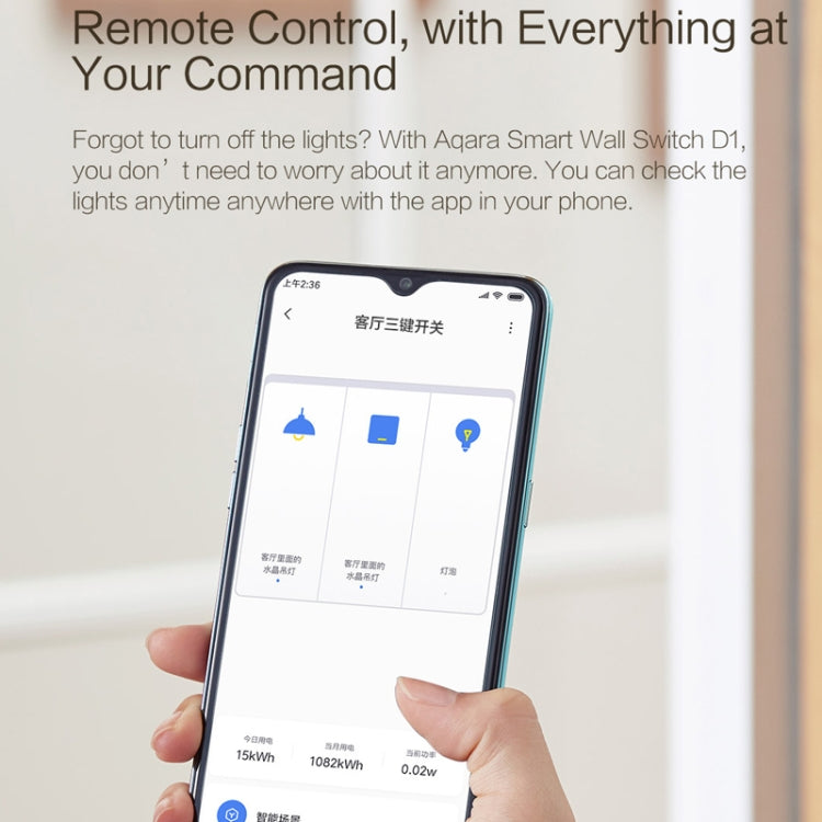 Original Xiaomi Aqara Smart Wall Switch D1,, Single FireWire Single Button Version, Single FireWire Double Button Version, Single FireWire Three Button Version, Zero FireWire Single Button Version, Zero FireWire Double Button Version�������������������...