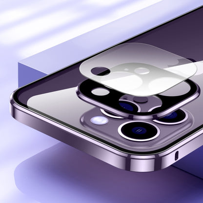 جراب هاتف مغناطيسي مزدوج الإبزيم من الزجاج المقوى عالي الدقة، مناسب لهاتف iPhone 16 Pro Max، وiPhone 16 Pro، وiPhone 16 Plus، وiPhone 16