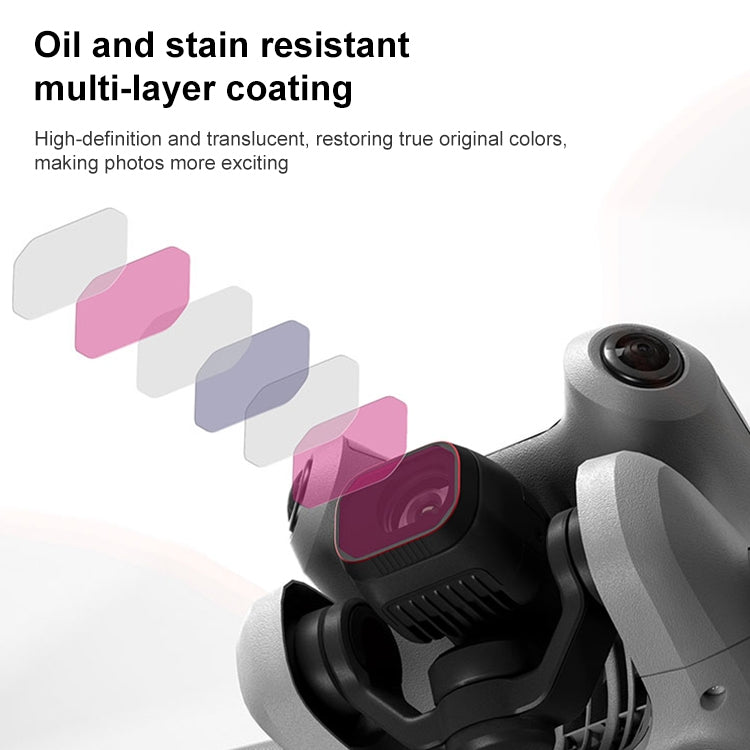 For DJI Mini 4 Pro STARTRC Drone Lens Filter, ND16/64/256, Adjustable CPL, Adjustable UV, CPL ND8/16/32/64/256, CPL UV ND8/16/32/64