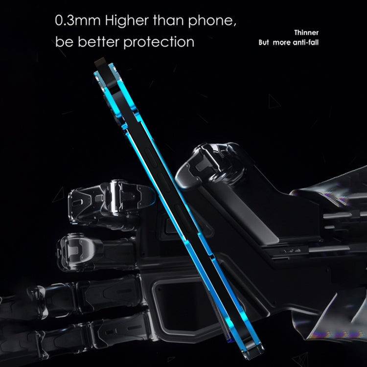 جراب هاتف معدني مقاوم للصدمات RJ17 من R-JUST، مناسب لأجهزة iPhone 15 Pro Max وiPhone 15 Pro وiPhone 15 Plus وiPhone 15