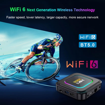 HK1 RBOX K8 8K Android 13.0 Smart TV Box with Remote Control, RK3528 Quad-Core