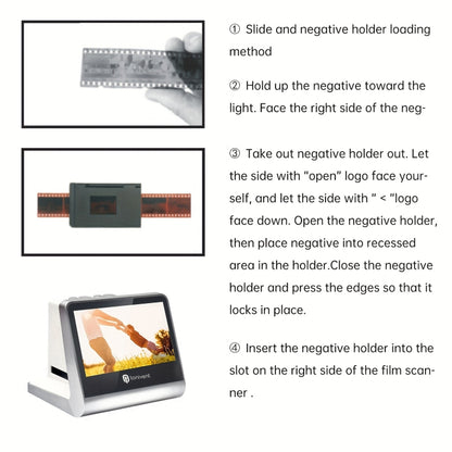 Tonivent TON170 14 Mega Pixels 5 inch HD Screen Film Scanner