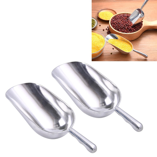 2 PCS Stainless Steel Multifunctional Shovel Aluminum Alloy Ice Shovel Food Tea Shovel Tea Spoon, S, M, L, XL