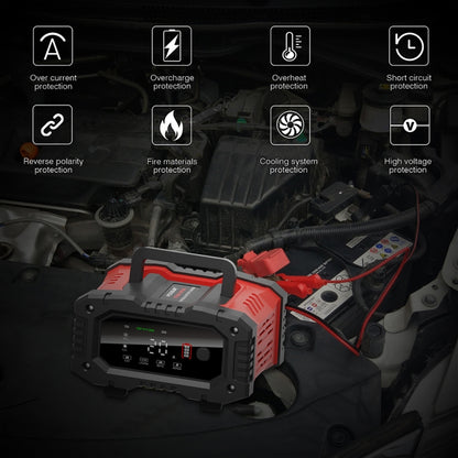 FOXSUR 12V / 24V 20A 300W Portable Motorcycle Car Smart Battery Charger