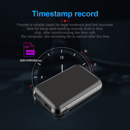 JNN Q75 Magnetic Power Bank Smart Voice Recorder