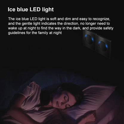 86mm Gray Aluminum Wire Drawing LED Switch Panel