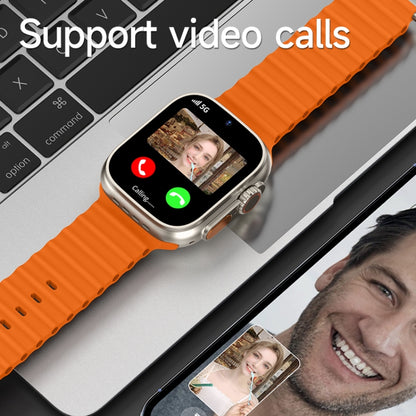 GS37 1.95 inch Screen Smart Phone Watch, Android 9.0, Spreadtrum SL8541E, Network: 4G, Single Nano SIM, Front & Rear Camera