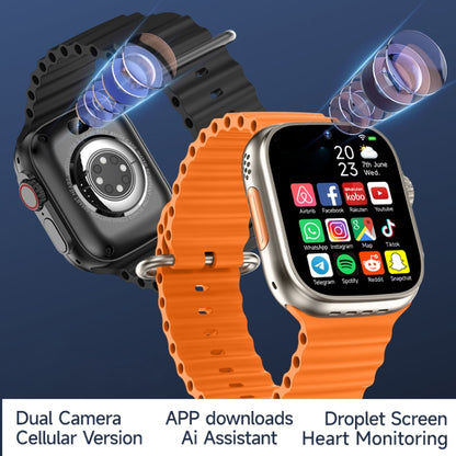 GS37 1.95 inch Screen Smart Phone Watch, Android 9.0, Spreadtrum SL8541E, Network: 4G, Single Nano SIM, Front & Rear Camera