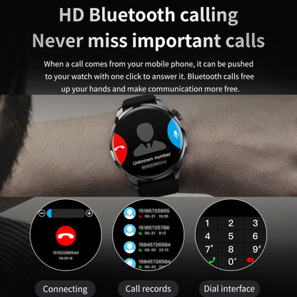 TM05 Pro Smart Bracelet, 1.46 inch Silicone Band IP67 Waterproof Smart Watch, Bluetooth Call / Heart Rate / Blood Pressure / Blood Oxygen