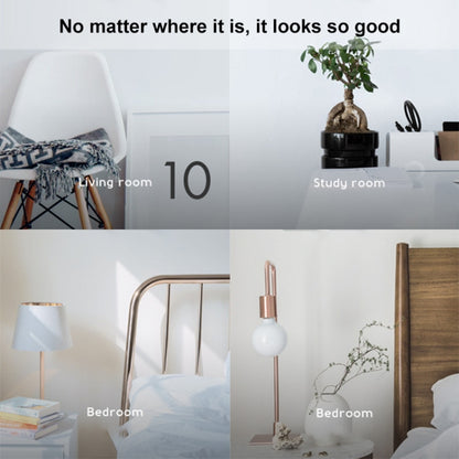 86mm Round LED Tempered Glass Switch Panel, Gold Round Glass