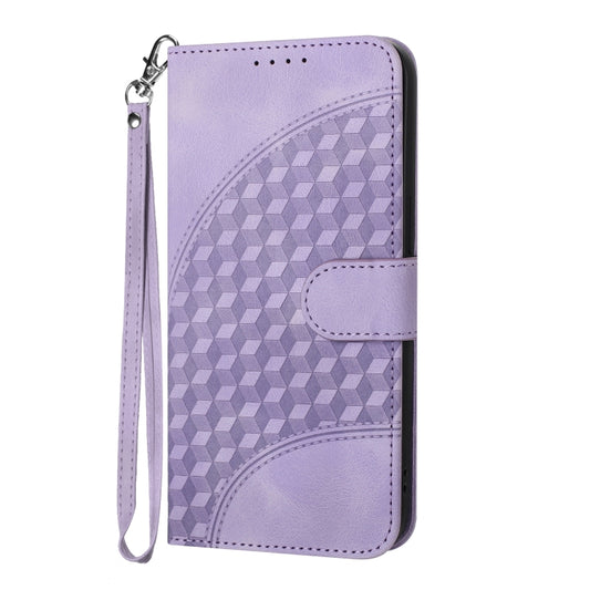 YX0060 Elephant Head Embossed Phone Leather Case with Lanyard, For iPhone 15 Pro, For iPhone 15 Plus, For iPhone 15