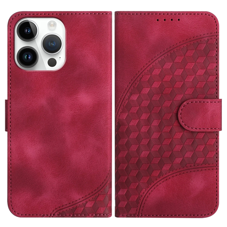 YX0060 Elephant Head Embossed Phone Leather Case with Lanyard, For iPhone 14 Pro Max, For iPhone SE 2022/SE 2020/6/7/8, For iPhone 13 Pro Max