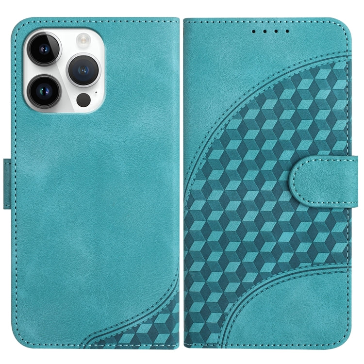 YX0060 Elephant Head Embossed Phone Leather Case with Lanyard, For iPhone 14 Pro Max, For iPhone SE 2022/SE 2020/6/7/8, For iPhone 13 Pro Max