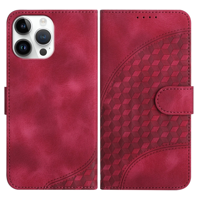 YX0060 Elephant Head Embossed Phone Leather Case with Lanyard, For iPhone 14 Pro Max, For iPhone SE 2022/SE 2020/6/7/8, For iPhone 13 Pro Max