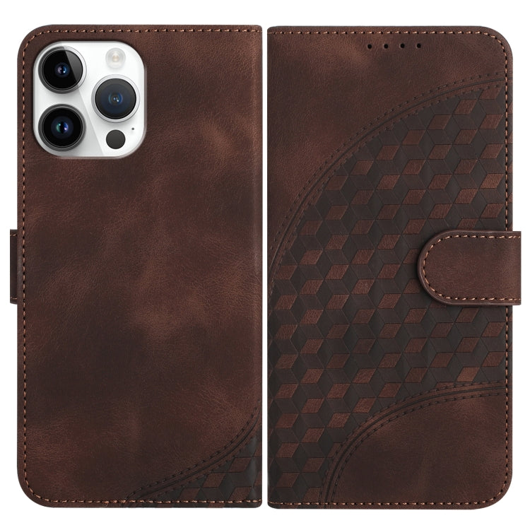 YX0060 Elephant Head Embossed Phone Leather Case with Lanyard, For iPhone 14 Pro Max, For iPhone SE 2022/SE 2020/6/7/8, For iPhone 13 Pro Max