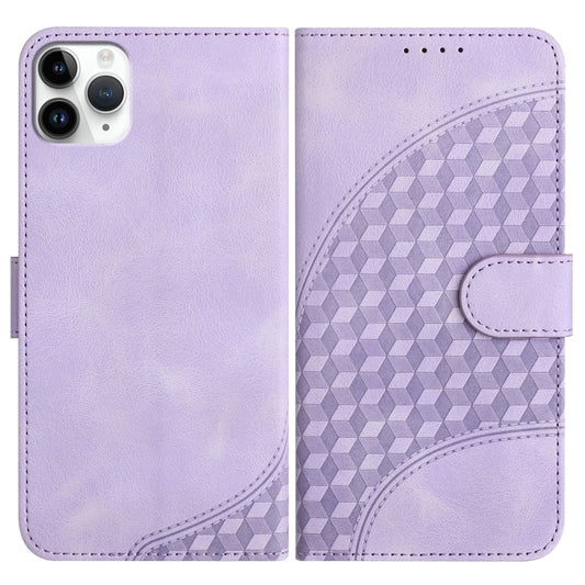 YX0060 Elephant Head Embossed Phone Leather Case with Lanyard, For iPhone 11 Pro Max, For iPhone 11, For iPhone 11 Pro