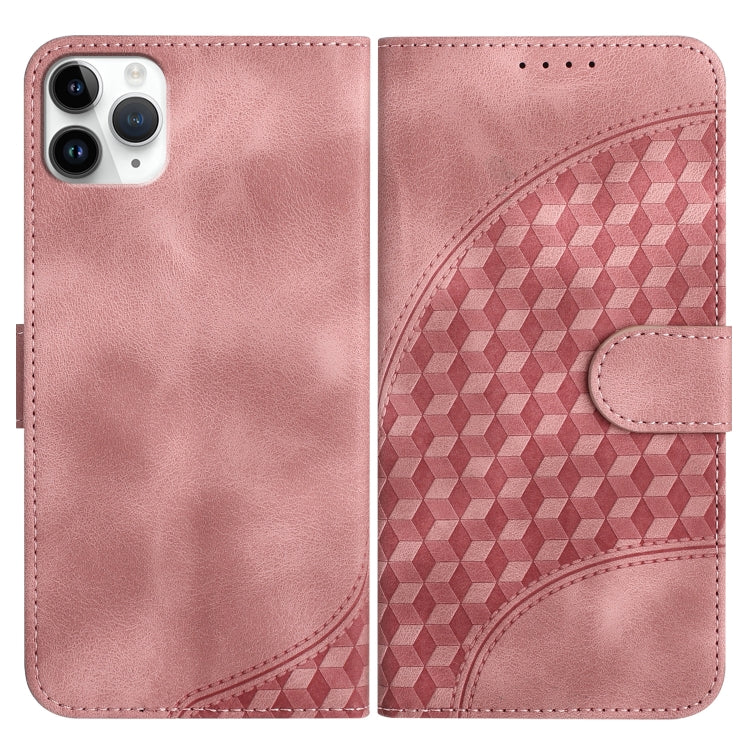YX0060 Elephant Head Embossed Phone Leather Case with Lanyard, For iPhone 11 Pro Max, For iPhone 11, For iPhone 11 Pro