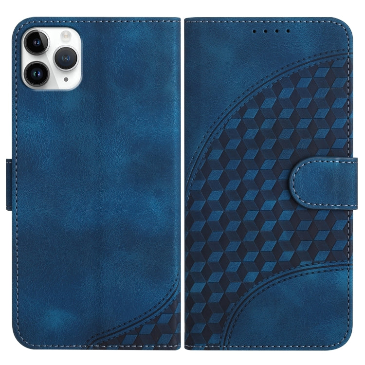 YX0060 Elephant Head Embossed Phone Leather Case with Lanyard, For iPhone 11 Pro Max, For iPhone 11, For iPhone 11 Pro