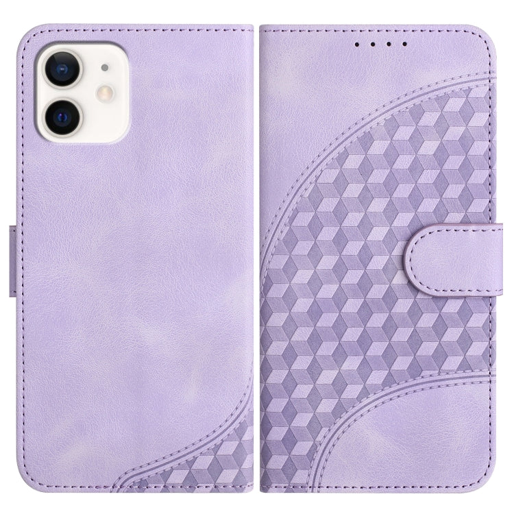 YX0060 Elephant Head Embossed Phone Leather Case with Lanyard, For iPhone 11 Pro Max, For iPhone 11, For iPhone 11 Pro